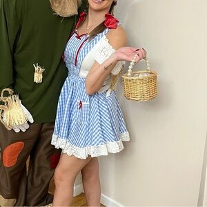 Blue and White Gingham Dorothy Dress Costume